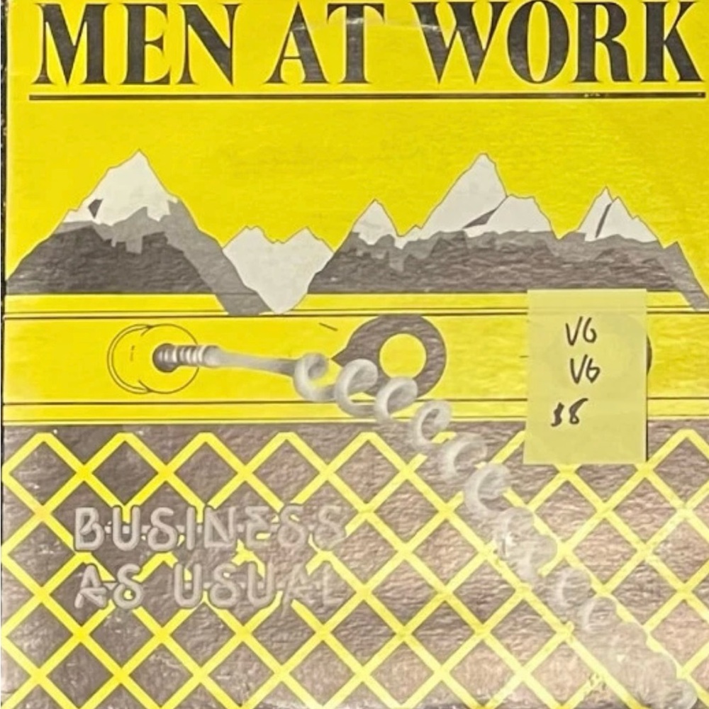 Vinyl Record - Men At Work Yellow Cover